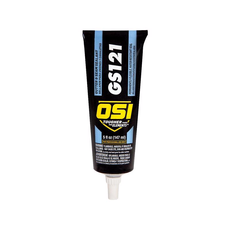 OSI GS121 White Synthetic Rubber Gutter and Seam Sealant 5 oz