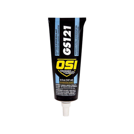 OSI GS121 White Synthetic Rubber Gutter and Seam Sealant 5 oz