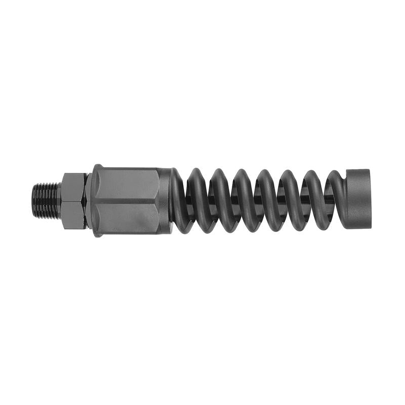 Flexzilla Anodized Aircraft Aluminum Reusable End 1/2 in. Male X 3/8 in. Male 1 pc