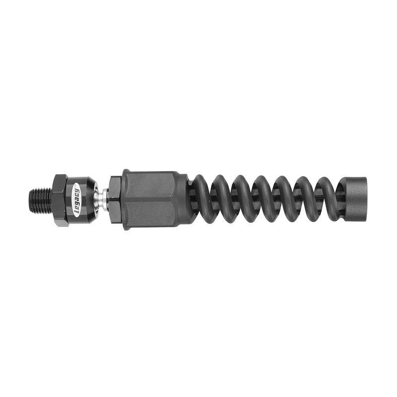 Flexzilla Anodized Aircraft Aluminum Reusable Ball Swivel 3/8 in. Male X 1/4 in. Male 1 pc