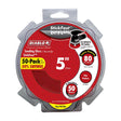 Diablo StickFast 5 in. Ceramic Blend Adhesive Sanding Disc 80 Grit Coarse 50 pk