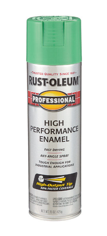 Rust-Oleum Professional Gloss Safety Green Spray Paint 15 oz