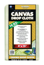 Premier GlobalGuard 4 ft. W X 15 ft. L 10 oz Professional Grade Canvas Drop Cloth 1 pk