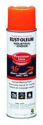 Rust-Oleum Industrial Choice Fluorescent Orange Inverted Marking Paint 17 oz