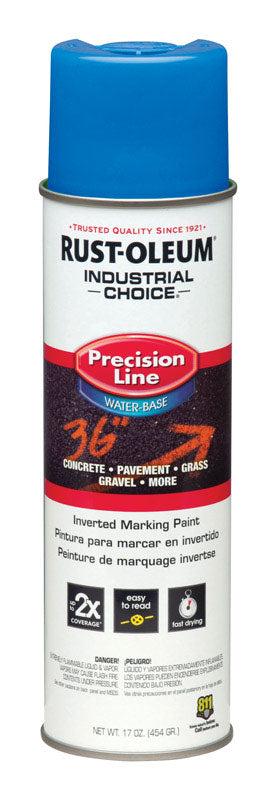 Rust-Oleum Industrial Choice Fluorescent Blue Field Marking Paint 17 oz