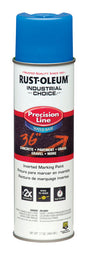 Rust-Oleum Industrial Choice Fluorescent Blue Field Marking Paint 17 oz