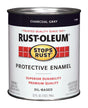 Rust-Oleum Stops Rust Indoor and Outdoor Gloss Charcoal Gray Oil-Based Protective Paint 1 qt