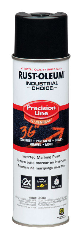 Rust-Oleum Industrial Choice Black Field Marking Paint 17 oz