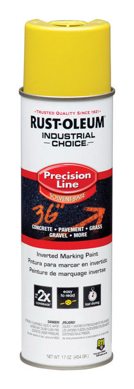 Rust-Oleum Industrial Choice High Visibility Yellow Marking Paint 17 oz
