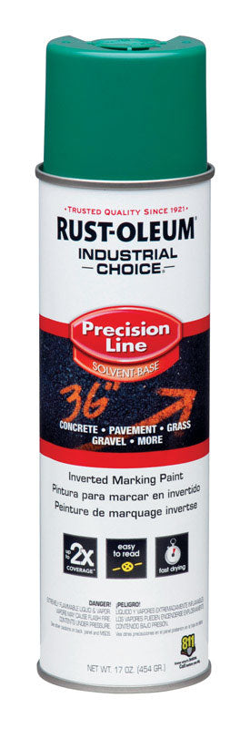 Rust-Oleum Industrial Choice System SB OSHA Safety Green Inverted Marking Paint 17 oz