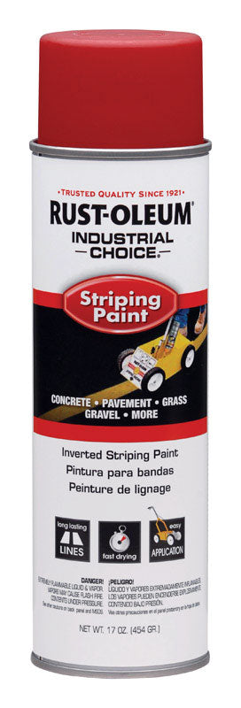 Rust-Oleum Industrial Choice Red Inverted Striping Paint 18 oz