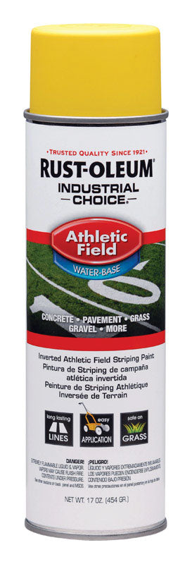 Rust-Oleum Industrial Choice Yellow Inverted Striping Paint 17 oz