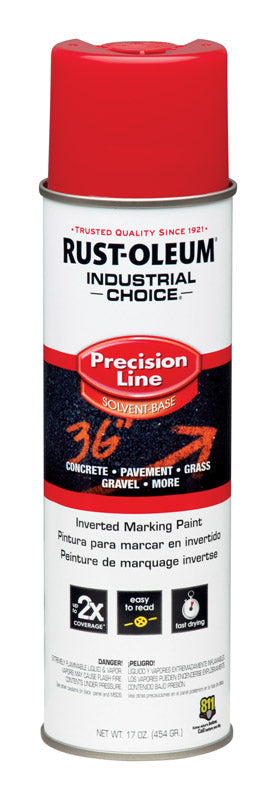 Rust-Oleum Industrial Choice Red Inverted Marking Paint 17 oz