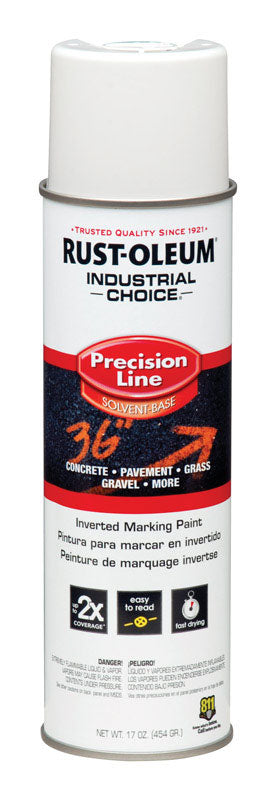 Rust-Oleum Industrial Choice White Inverted Marking Paint 17 oz
