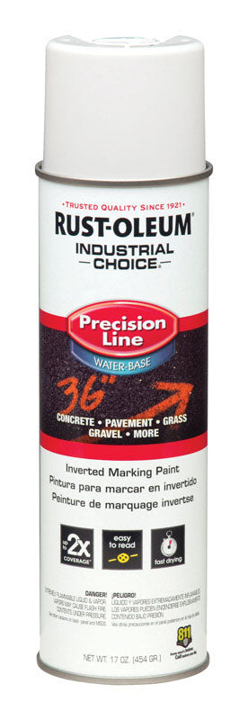Rust-Oleum Industrial Choice White Inverted Marking Paint 17 oz