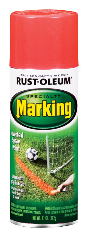 Rust-Oleum Specialty Flat Fluorescent Red Spray Paint 11 oz