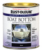 Rust-Oleum Marine Coatings Outdoor Flat Black Epoxy Antifouling Paint 1 qt