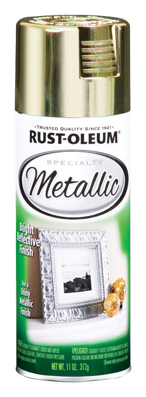 Rust-Oleum Specialty Metallic Brass Spray Paint 11 oz