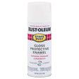 Rust-Oleum Stops Rust Gloss Pure White Protective Enamel Spray Paint 12 oz