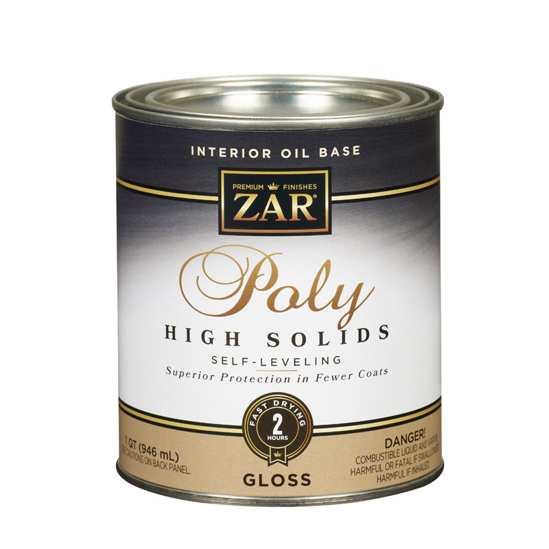 ZAR Gloss Clear Oil-Based Polyurethane 1 qt