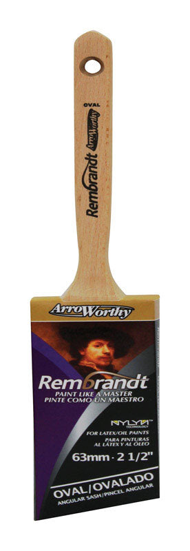 ArroWorthy Rembrandt 2-1/2 in. Semi-Oval Angle Paint Brush