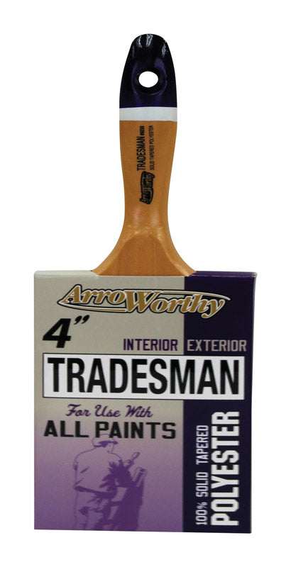 ArroWorthy Tradesman 4 in. Chiseled Paint Brush
