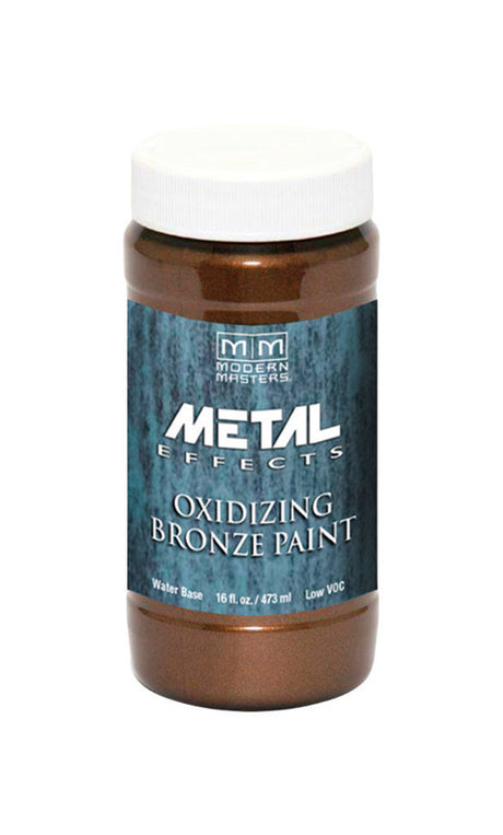 Modern Masters Metal Effects Bronze Water-Based Oxidizing Paint 16 oz