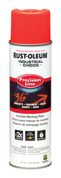 Rust-Oleum Industrial Choice Fluorescent Red-Orange Inverted Marking Paint 17 oz