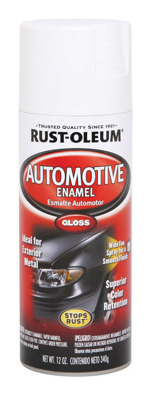 Rust-Oleum Automotive Gloss White Enamel Spray Paint 12 oz