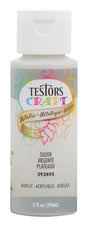 Rust-Oleum Testors Craft Metallic Graphite Water-Based Paint Interior 2 oz