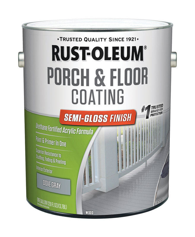 Rust-Oleum Porch & Floor Semi-Gloss Dove Gray Porch and Floor Paint+Primer 1 gal