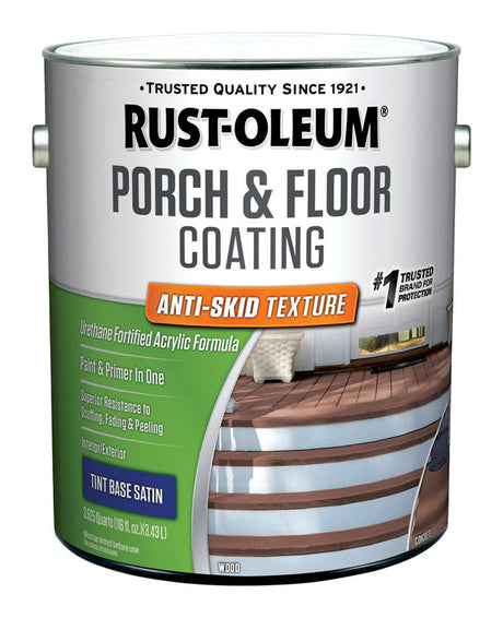 Rust-Oleum Porch & Floor Satin Tint Base Porch and Floor Paint+Primer 1 gal