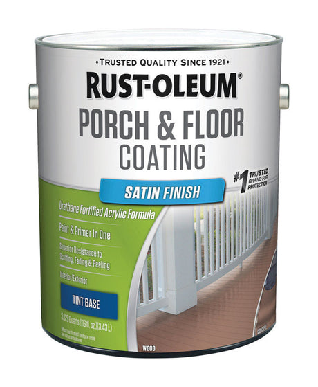 Rust-Oleum Porch & Floor Satin Tint Base Porch and Floor Paint+Primer 1 gal