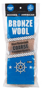 Rhodes American 3 Grade Coarse Bronze Wool Pads 3 pk