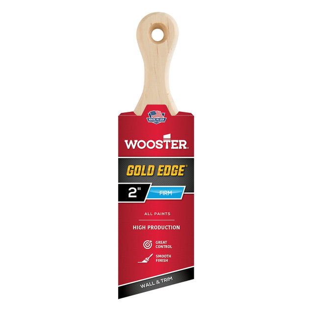 Wooster Gold Edge 2 in. Firm Angle Paint Brush