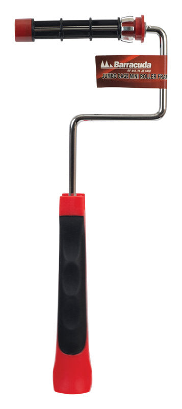 Barracuda 4 in. W Jumbo Mini Paint Roller Frame Threaded End