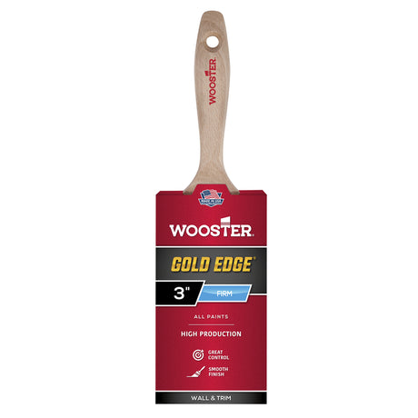 Wooster Gold Edge 3 in. Straight Varnish Brush