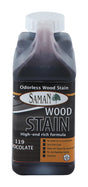 Saman Semi-Transparent Chocolate Water-Based Wood Stain 32 oz