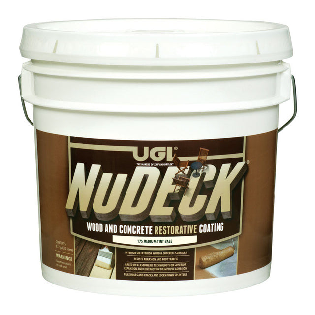 UGL NuDECK Flat Medium Tint Base Mid Tone Base Floor and Patio Coating 3.5 gal
