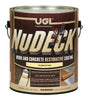 UGL NuDECK Flat Dark Tint Base Deep Tone Base Floor and Patio Coating 1 gal