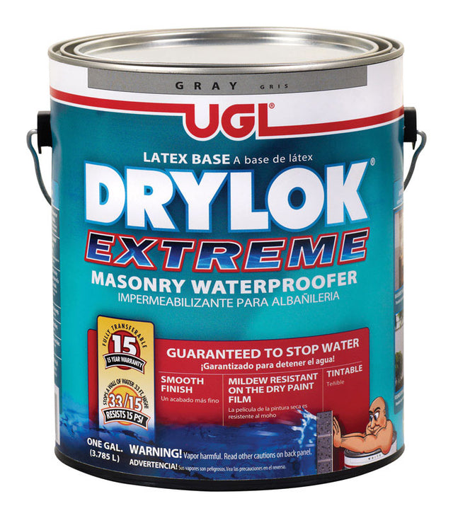 Drylok Matte Gray Tintable Latex Masonry Waterproof Sealer 1 gal