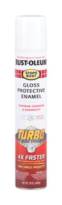 Rust-Oleum Stops Rust Gloss White Protective Enamel Spray Paint 24 oz