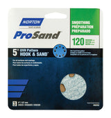 Norton ProSand 5 in. Ceramic Alumina Hook and Loop Sanding Disc 120 Grit Medium 3 pk