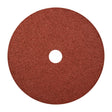 Norton 7 in. Aluminum Oxide Center Mount F226/F240 Fiber Disc 24 Grit Extra Coarse 25 pk