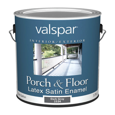Valspar Satin Dark Gray Floor and Patio Coating 1 gal