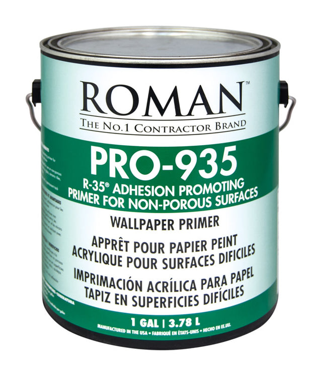 Roman R-35 Clear Water-Based Acrylic Wallcovering Primer 1 gal