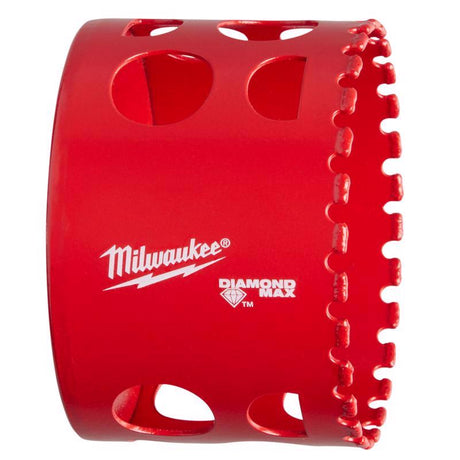 Milwaukee Diamond Max 2-1/2 in. Diamond Grit Glass, Porcelain, Tile, and Stone Hole Saw 1 pc
