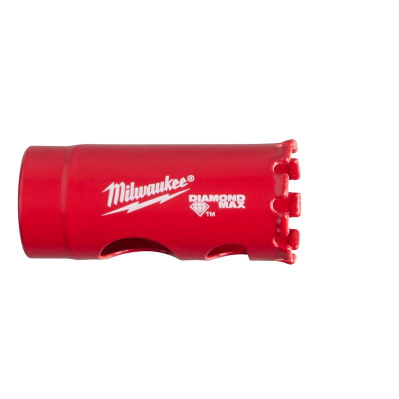 Milwaukee Diamond Max 7/8 in. Diamond Grit Glass, Porcelain, Tile, and Stone Hole Saw 1 pk