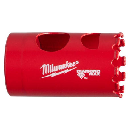 Milwaukee Diamond Max 1-1/8 in. Diamond Grit Glass, Porcelain, Tile, and Stone Hole Saw 1 pc