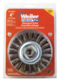 Weiler Vortec Pro 4 in. Twisted Wire Wheel Brush Carbon Steel 20000 rpm 1 pc